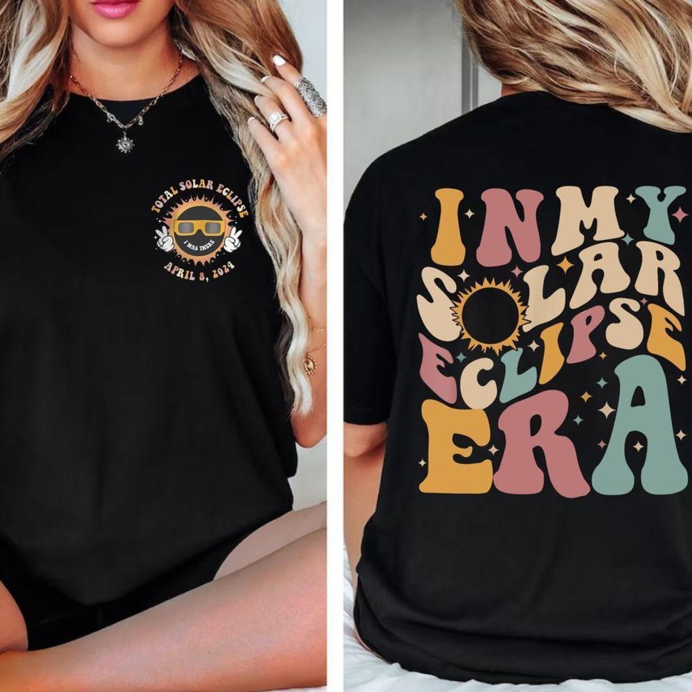 Solar Eclipse 2024 Shirt April 8Th 2024 Shirt 2 Sided T Shirt